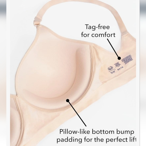 Fruit of the Loom Women's Seamless Wire Free Push-up Bra [2 Pack] - Picture 4 of 10